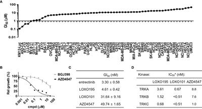 Anti-Tumor Activity of AZD4547 Against NTRK1 Fusion Positive Cancer Cells Through Inhibition of NTRKs